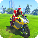 Herunterladen Superheroes Tricky Motorbike Stunt Installieren Sie Neueste APK Downloader