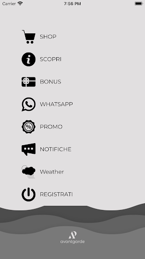 Android application Avantgarde Italia screenshort