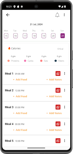 Android application Adiyash Gym screenshort