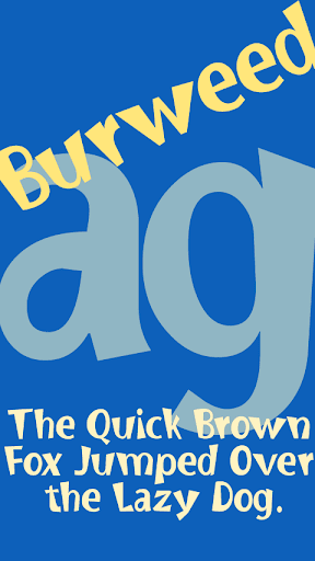 Burweed FlipFont Screen 2