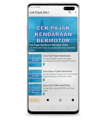 Cek Pajak Kendaraan Bali