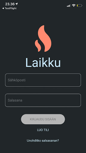 Android application Laikku screenshort