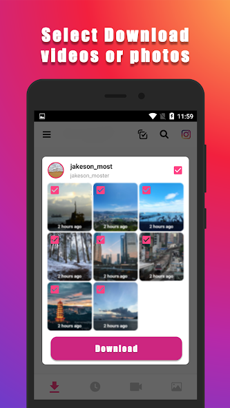 Video Downloader for Instagram - IG Downloader 2.6.6 APK + Mod (Unlocked / Pro) for Android