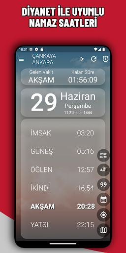 Android application Salah Alarm & Muslims Gadgets screenshort