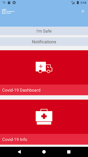 Android application Emergency Ready screenshort