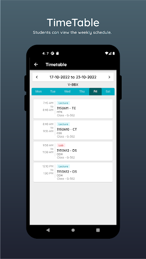 GNUMS For Students/Parents Screen 3