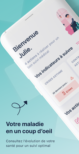 Android application Rafael, mon ange gardien santé screenshort