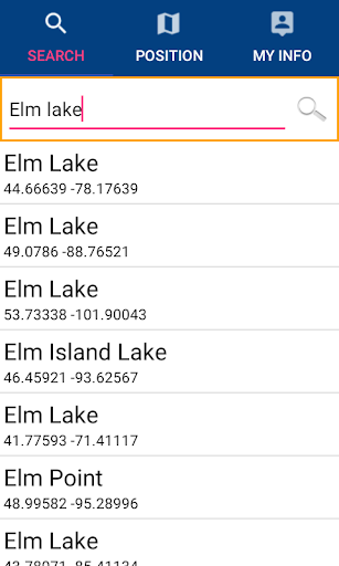 Elm Lake IOWA GPS Charts Screen 2