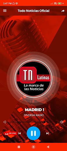 Android application TODO NOTICIAS screenshort