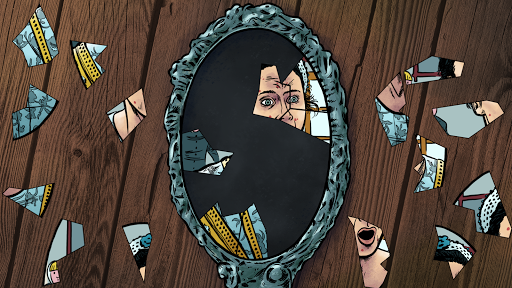 Android application Rozbité zrcadlo screenshort