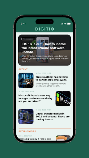 Digitio News Screen 2