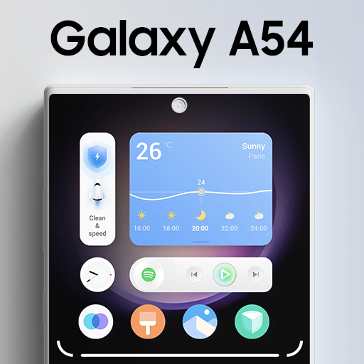 Samsung A54 theme logo