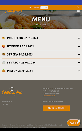 Cestovinka Screen 3