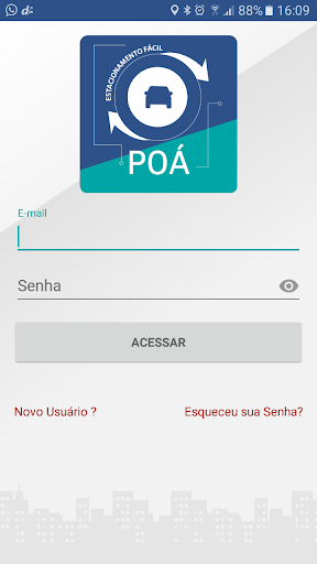 Android application EstacionamentoFacil POÁ-SP screenshort