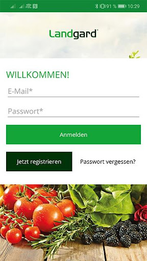 Android application Landgard screenshort