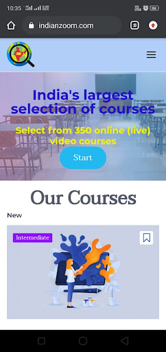 Android application Indian Zoom screenshort