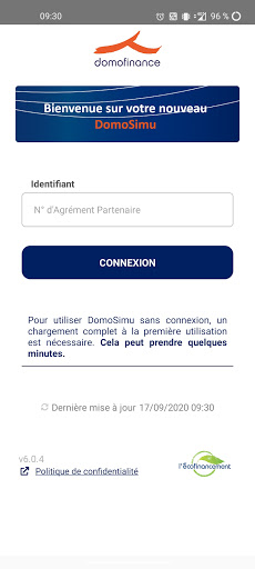 Android application DomoSimu screenshort