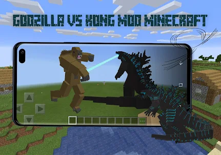 Godzilla vs Kong Mod Minecraft