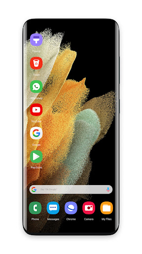 Android application Galaxy S21 theme for launcher screenshort