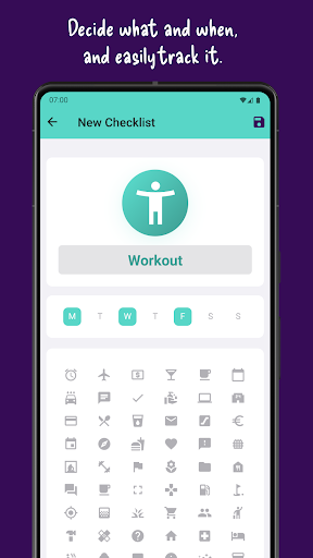 WeeHab – Weekly Habit Tracker Screen 3