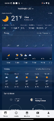 MSN Weather - Forecast & Maps screenshot 1