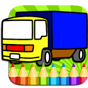Truck Car Coloring Book - Drawing Page