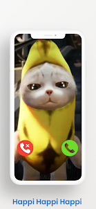 Banana Cat Crying Fak Call
