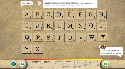 Timeline of inventions Screen 3