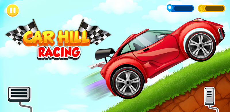 Uphill Races Car Game for kids