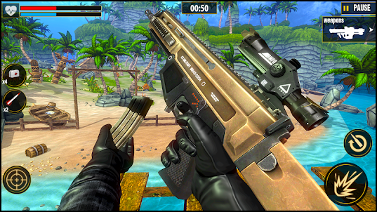 Gun Sniper 3D: 動作槍戰 小遊戲 狙擊手 離線