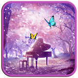 Sakura and Butterfly LWP icon