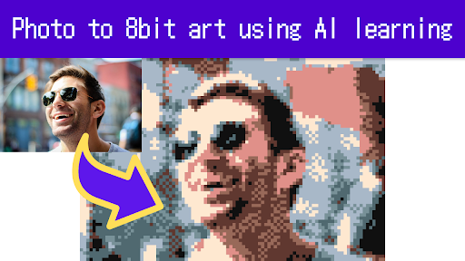 Android application Photo to 8bit using AI - Pto8 screenshort