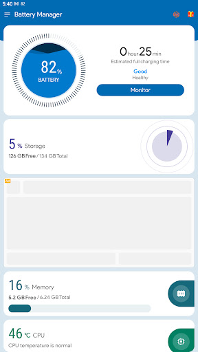 Android application Battery Manager screenshort