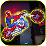 amazing spider superhero Motorbike: spidy race icon
