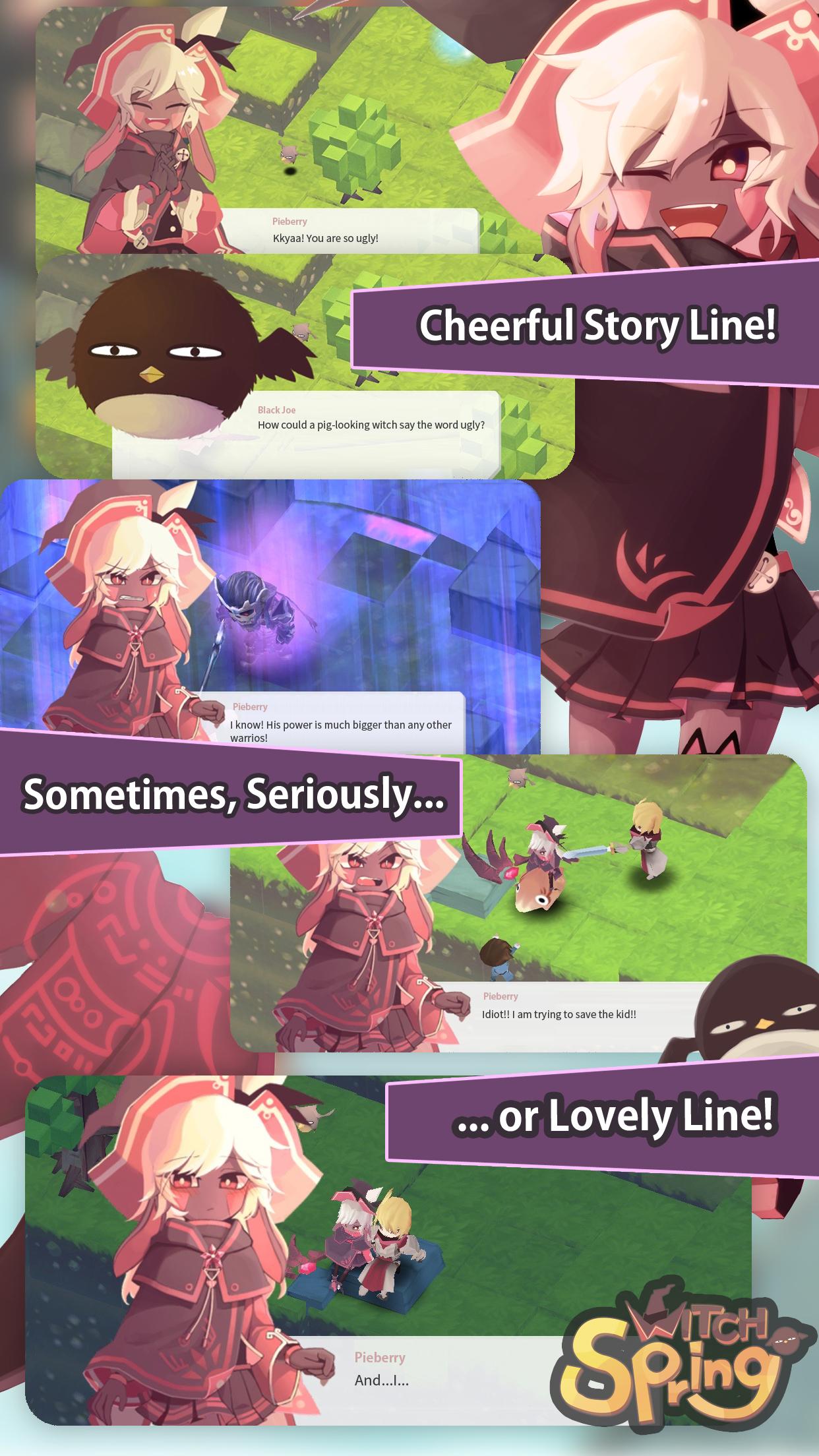 Android application WitchSpring screenshort