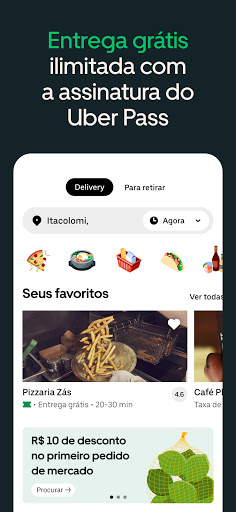 Uber Eats: Delivery de Comida Screenshot