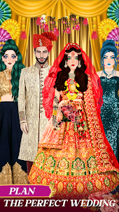 結婚式の大変身インドの花嫁