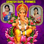 Cover Image of Download Lord Ganesh Dual Photo Frames  APK