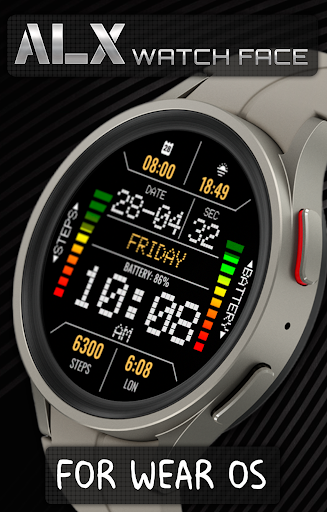 ALX10 LCD Digital Watch Face