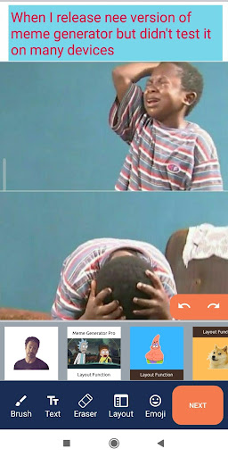 Meme Maker Screen 3
