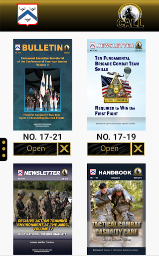 Android application CALL Publications screenshort