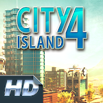 Cover Image of ダウンロード シティアイランド4-シミュレーションタウン：スカイラインを拡張する 3.1.2 APK