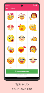 Adult Emoji Romantic Sticker
