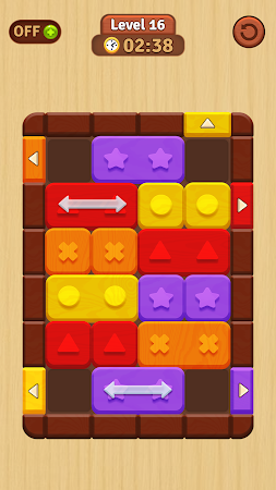 Game screenshot Wood Block Jam: ブロック移動 apk download