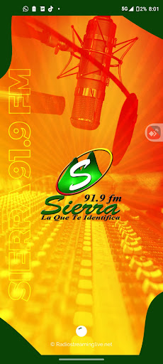 Android application Sierra 91.9 FM screenshort