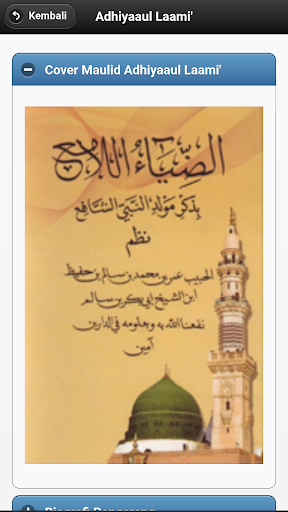 Android application Buku Rawi Maulid Lengkap screenshort