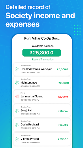 Smarty: Society Management App Screen 3