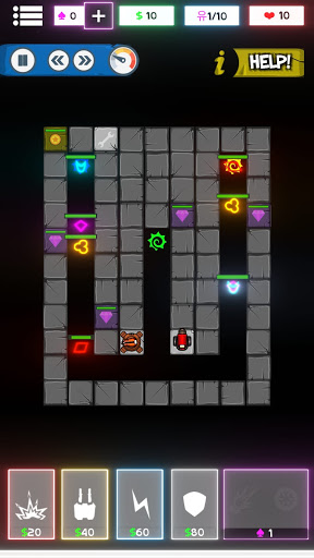 Glow Defense Screenshot 3 - AppWisp.com