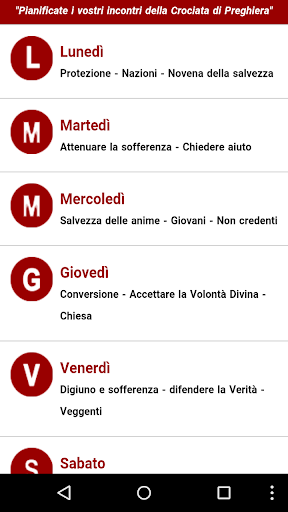 Crociata di Preghiera Screen 2