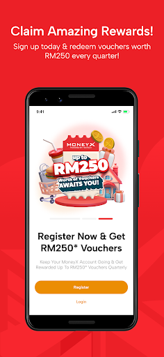 Android application MoneyX screenshort